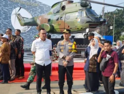 Kapolres Bogor Hadiri Peresmian Monumen Helikopter Puma di Cibinong
