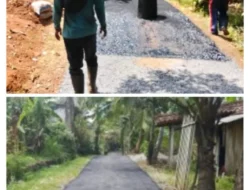 Pemdes Sirnajaya Realisasikan DD Tahap 2 Untuk Pembangunan Infrastruktur Bidang Jalan