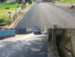 Diduga Tak Sesuai RAB, Pengaspalan Jalan Ruas Warungkiara-Bagbagan