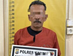 Polres Kampar Tangkap Pelaku Pembakar Lahan 10 Hektar di Desa Merangin