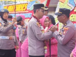 Pisah Sambut Kapolres Kuansing, AKBP Raden Ricky Pratidiningrat SIK MH Gantikan AKBP Angga F Herlambang SIK SH