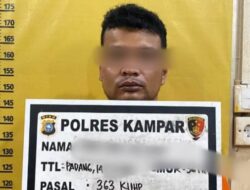 Spesial Pencurian Mobil Pick Up Ditangkap Polres Kampar, Sudah Beraksi di 5 TKP Berbeda