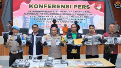 Sempat Melarikan Diri, Subdit I Ditresnarkoba Polda Riau Bongkar Narkoba Rp 25 M