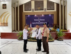 Karutan Surakarta Hadiri Pelantikan Mabigus dan Pengurus Pramuka Pangkalan Lapas Kelas IIA Sragen