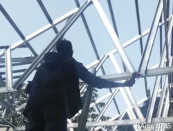 Jarak Kuda-Kuda Baja Ringan di Proyek SDN Nanggewer 01 Dipertanyakan, Konsultan Bungkam