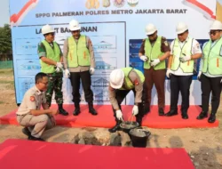 Groundbreaking SPPG di Lapang Polsek Palmerah, 4.200 Siswa Bakal Dapat Manfaat