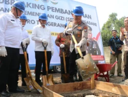 Kapolres Metro Tangerang Kota Resmikan Groundbreaking SPPG Polri, Ikuti Arahan Kapolri Secara Virtual