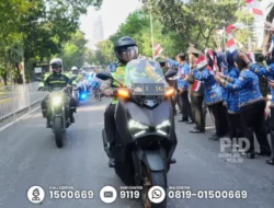 Kakorlantas Polri Pantau Pengamanan HUT ke-80 RI, Pastikan Lalu Lintas Lancar hingga Pesta Rakyat