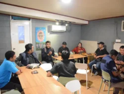 Satgas Ops Damai Cartenz Jalin Silaturahmi Dengan Wartawan di Timika