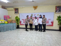 Polwan Polda Metro Jaya dan Polres Metro Jakarta Timur Gelar Bhakti Sosial Sambut Hari Jadi ke-77