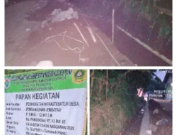 ADD 2025, Desa Cibalung Bangun Jembatan dan Saluran Air di Kampung Pangrasan