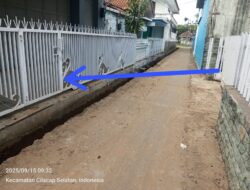 Proyek Siluman 100 meter di depan Kantor DPRD Kabupaten Cilacap