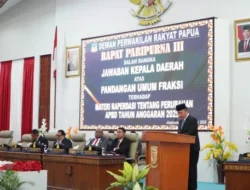 Pj Gubernur Papua Sampaikan Jawaban Atas Pandangan Umum Fraksi-Fraksi DPRP Terkait Raperdasi APBD Perubahan Tahun Anggaran 2025