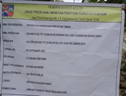 Proyek Rehabilitasi Tebing di Kota Bogor Tanpa Konsultan, Kualitas Konstruksi Dipertanyakan