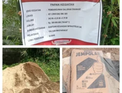 Material Proyek Drainase di Ciomas Dipertanyakan, Apakah Sesuai Aturan Pemerintah?