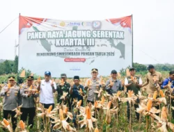 Polres Bogor Hadiri Panen Raya Jagung Serentak Kuartal III Melalui Zoom Meeting