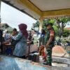 Babinsa Koramil 11/Pebayuran Dukung Kegiatan Posyandu Mawar V, Fokus Gizi Balita dan Ibu