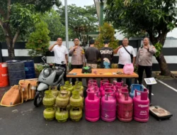 Polres Metro Tangerang Kota Amankan Dua Pelaku Pengoplos LPG Subsidi ke Non-Subsidi