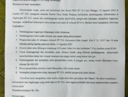 Pembangunan Infrastruktur RT 014 Desa Sasakpanjang Dimulai, Warga Diminta Patungan Rp 400 Ribuan