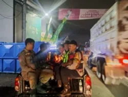 Jaga Keamanan Wilayah, Polsek Gunungsindur Tingkatkan Patroli Malam Gabungan