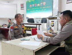 Tim Polda Riau Lakukan Penilaian Green Policing terhadap Bhabinkamtibmas Polres Pelalawan