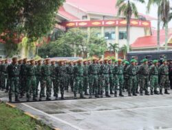 1.687 Personel Gabungan Ikuti Apel Kesiapan Pengamanan Aksi Unjuk Rasa Mahasiswa di Pekanbaru