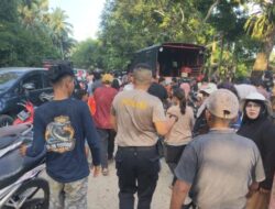 Polsek Benai Evakuasi Remaja Tebing Tinggi Tenggelam di Sungai Kuantan