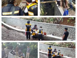 Dinas PUPR Bogor Lakukan Monev Proyek TPT di Desa Sukamakmur