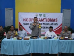 Ngopi Kamtibmas, Kapolres Metro Tangerang Kota Sapa Warga Sukasari