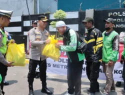Wujud Kepedulian, Kapolres Metro Tangerang Kota Gelar Jum’at Peduli di Polsek Benda