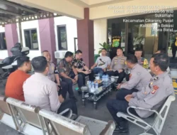 Propam Polda Metro Jaya Asistensi Pembinaan Etika Profesi dan Sosialisasi pengawasan PNPP di Polsek Cikarang Pusat