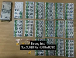 Sat Resnarkoba Polres Metro Tangerang Kota Ungkap Kasus Peredaran Obat Terlarang Tanpa Izin Edar