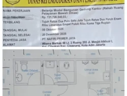 Rehab Toilet Kantor Habiskan Rp721 Juta, Publik Pertanyakan Rasionalitas Anggaran