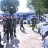 Laksanakan Binpomau, Danpuspomau Tinjau Kesiapan Satpom Lanud Sultan Hasanuddin