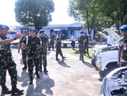 Laksanakan Binpomau, Danpuspomau Tinjau Kesiapan Satpom Lanud Sultan Hasanuddin