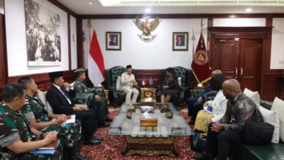 Panglima TNI Dampingi Menhan RI Terima Kunjungan Menhan Afrika Selatan, Bahas Kerja Sama Pertahanan