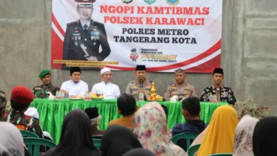 Jaga Jakarta ++, Kapolres Metro Tangerang Kota Gelar Ngopi Kamtibmas Bersama Warga Karawaci