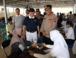 Sehat Bersama Polri, Warga Makmur Jaya Nikmati Layanan Kesehatan Gratis di Hari Jadi Humas Polri Ke-74