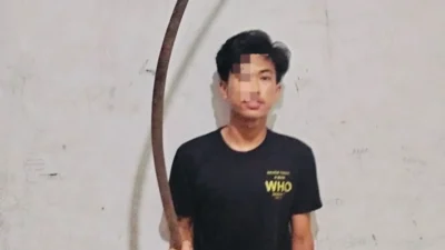 Polsek Benda Tangkap Dua Pemuda Bersenjata Tajam di Jalan Raya Perancis