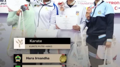 INKAI kembali mendominasi Cabor Karate PON Beladiri 2025