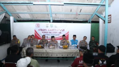Ngopi Kamtibmas Jaga Lingkungan, Polri Ajak Warga RW 07 Karawaci Baru Jaga Keamanan Bersama