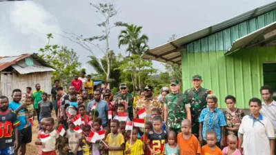 Aslog Kasad Mayjen TNI Adisura Firdaus Tarigan Pimpin Tim Wasev TMMD ke-126 di Kabupaten Tambrauw