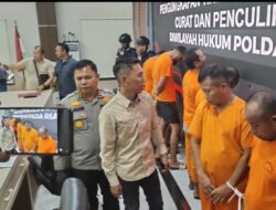 Amankan 8 Orang Pelaku, Ditreskrimum Polda Riau Berhasil Ungkap Kasus Curas, Curat dan Penculikan