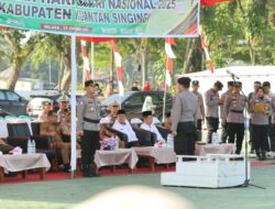 Kapolres Kuansing Pimpin Apel Pengamanan Hari Santri Nasional 2025