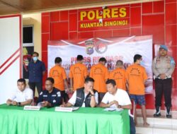 Polres Kuansing Gelar Press Release Ungkap Kasus Narkoba Periode Agustus–Oktober 2025