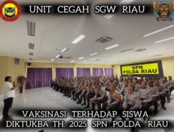 Cegah IRET, Satgaswil Densus 88 Riau Gelar Sosialisasi dan Vaksinasi Ideologi 