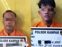 Meresahkan Masyarakat, Polsek Kampar Tangkap 2 Pelaku Spesialis Curat