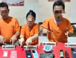 Satnarkoba Tangkap Suami Istri dan Seorang Pria, 16.09 Gram Sabu dan 600 Pil Ekstasi Diamankan