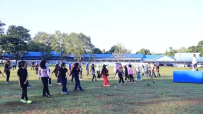 Car Free Day Lanud Sultan Hasanuddin, Destinasi Favorit Warga Maros Untuk Berolahraga Dan Menikmati Akhir Pekan