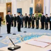 Panglima TNI Hadiri Pengucapan Sumpah Wakil Ketua MA dan Pelantikan Kepala serta Wakil Kepala BRIN di Istana Negara